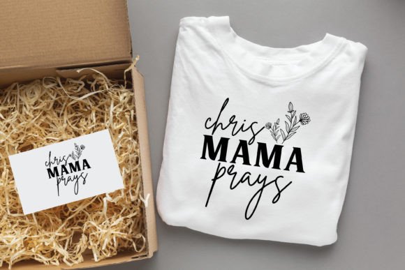 Chris Mama Prays Jesus SVG