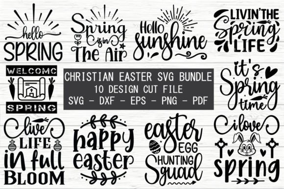 Christian Easter Svg Bundle Cut File