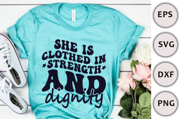 Christian Jesus Retro SVG Design, She is T-Shirt Designs