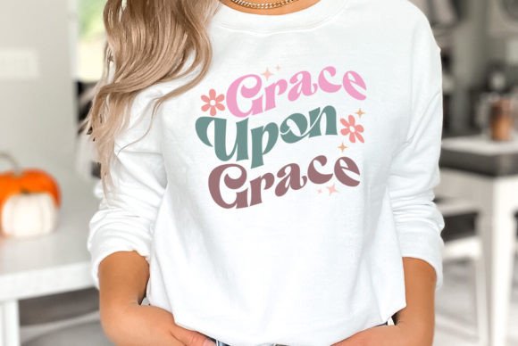 Grace Upon Grace Christian SVG for T-Shirt Designs