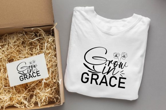 Grow in Grace Jesus SVG for T-Shirt Designs