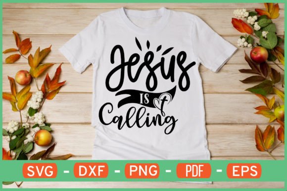 Jesus is Calling Svg Design for T-Shirt Designs