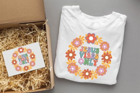 Jesus Vibes Only Christian Svg Design for T-Shirt Designs