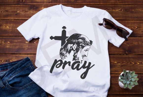 Pray Svg, T-Shirt Designs