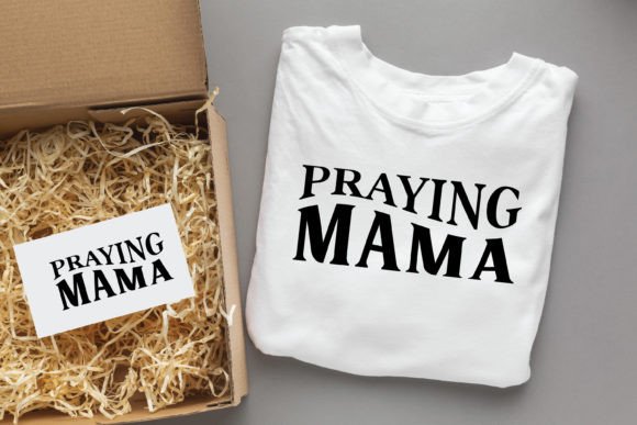 Praying Mama Jesus SVG for T-Shirt Designs