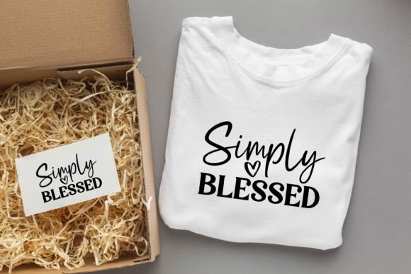 Simply Blessed Jesus SVG for T-Shirt Designs
